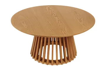 Peyra sofabord rundt 86 cm finér - Eg - Møbler - Borde - Sofabord