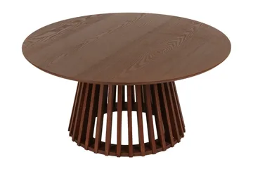 Peyra Sofabord Rundt 86 cm Finer - Valnød - Møbler - Borde - Sofabord