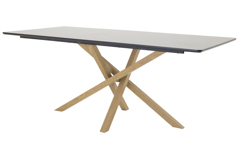 Piazza Spisebord 180x90 cm Sort - Venture Home - Spisebord og køkkenbord