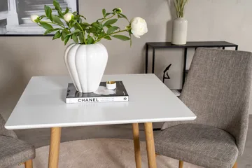 Polar Lille Kvadratisk Spisebord 75 cm - Hvid - Møbler - Borde - Spisebord og køkkenbord