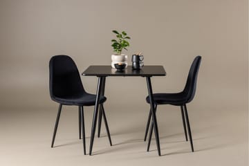 Polar spisesæt 75 cm, kvadratisk, med 2 Polar-stole - Møbler - Borde - Spisebordssæt