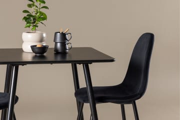 Polar spisesæt 75 cm, kvadratisk, med 2 Polar-stole - Møbler - Borde - Spisebordssæt