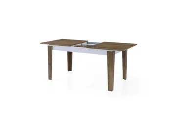 Pradera Spisebord 175 cm Rektangulær - Valnød/Hvid - Møbler - Borde - Spisebord og køkkenbord