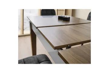 Pradera Spisebord 175 cm Rektangulær - Valnød/Hvid - Møbler - Borde - Spisebord og køkkenbord