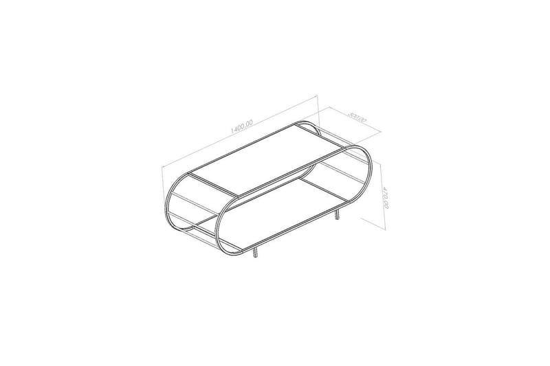 Quorinor Sofabord 145 cm - Natur - Møbler - Borde - Sofabord