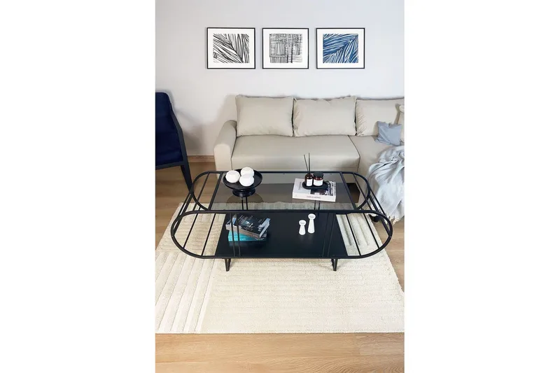 Quorinor Sofabord 145 cm - Sort - Møbler - Borde - Sofabord