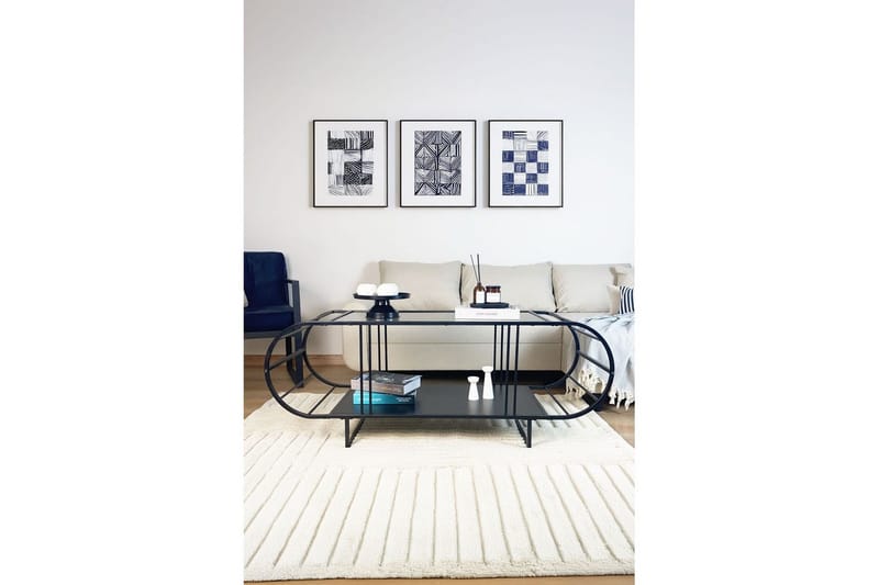 Quorinor Sofabord 145 cm, Sort