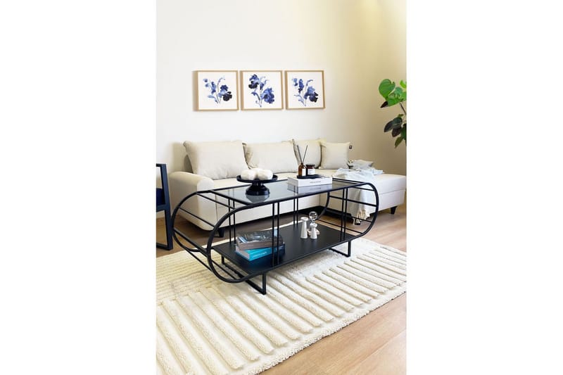 Quorinor Sofabord 145 cm - Sort - Møbler - Borde - Sofabord