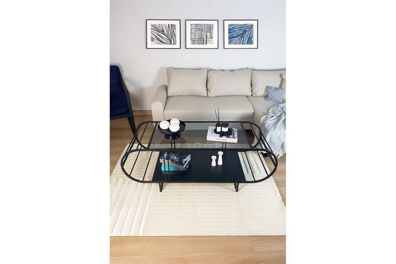 Quorinor Sofabord 145 cm - Sort - Møbler - Borde - Sofabord