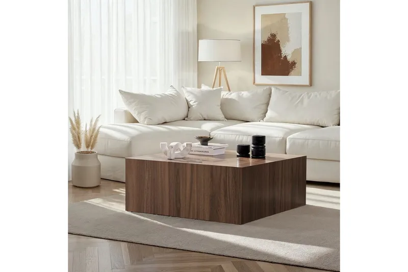 Rambabu Sofabord 90 cm - Sand - Møbler - Borde - Sofabord