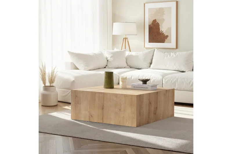 Rambabu Sofabord 90 cm - Sand - Møbler - Borde - Sofabord