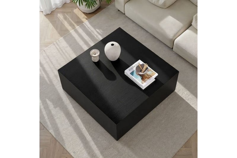 Rambabu Sofabord 90 cm - Sort - Møbler - Borde - Sofabord