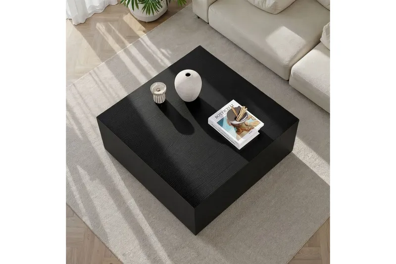 Rambabu Sofabord 90 cm - Sort - Møbler - Borde - Sofabord