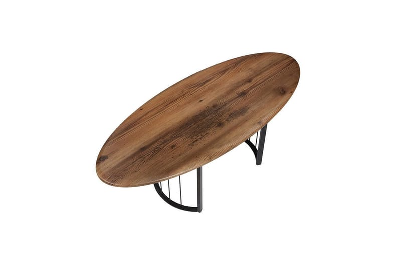 Ranko Sofabord 118 cm - Brun/Sort - Møbler - Borde - Sofabord