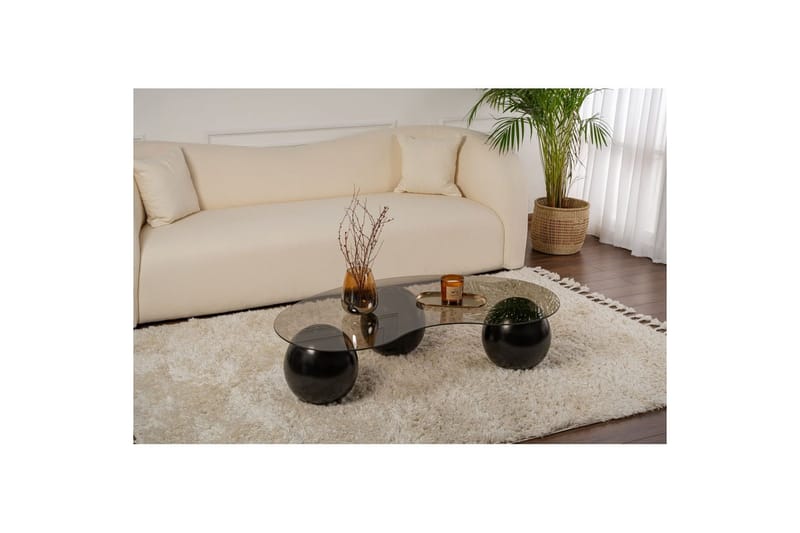 Ranni Sofabord 120 cm - Bronze/Sort - Møbler - Borde - Sofabord