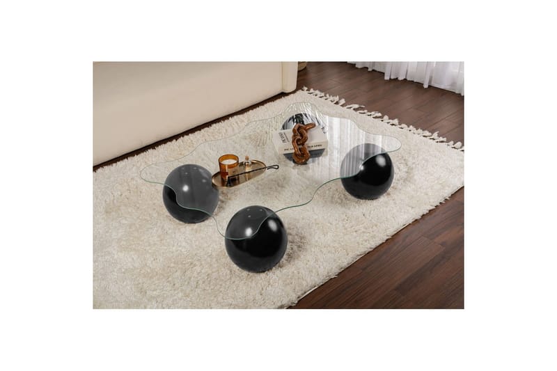Ranni Sofabord 120 cm - Sort/Hvid - Møbler - Borde - Sofabord