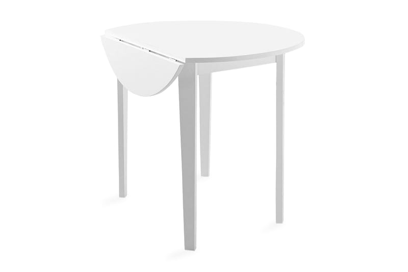 Ranso klapbord 91,5 cm rundt - hvid - Semmenfoldeligt bord