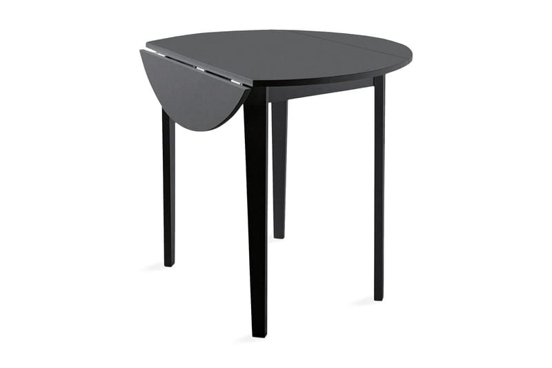 Ranso klapbord 91,5 cm rundt - sort - Semmenfoldeligt bord