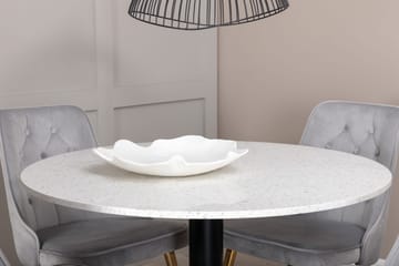 Razzia Spisebordssæt 106 cm Rundt + 4 Valera Spisebordsstole - Møbler - Borde - Spisebordssæt