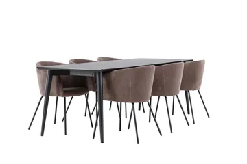 Rectangular Dining Set Venture Home - Møbler - Borde - Spisebordssæt