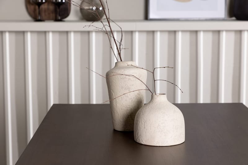 Rektangulär matgrupp Venture Home Beige Mörkbrun 4st - Møbler - Borde - Spisebordssæt