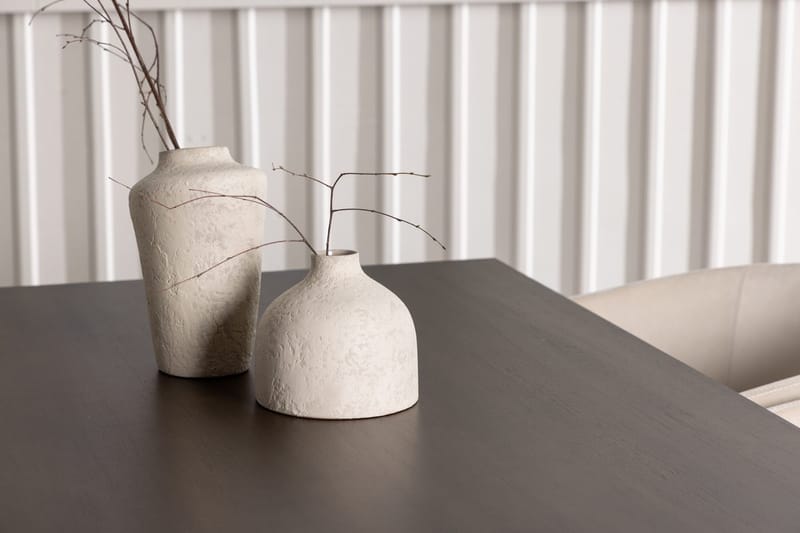 Rektangulär matgrupp Venture Home Beige Mörkbrun 4st - Møbler - Borde - Spisebordssæt