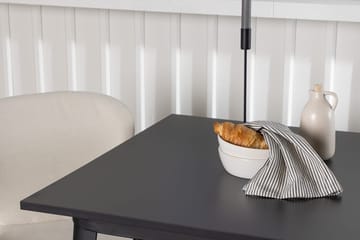 Rektangulär matgrupp Venture Home Beige Svart 2st - Møbler - Borde - Spisebordssæt