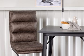 Rektangulär matgrupp Venture Home Brun Svart 2st - Møbler - Borde - Spisebordssæt