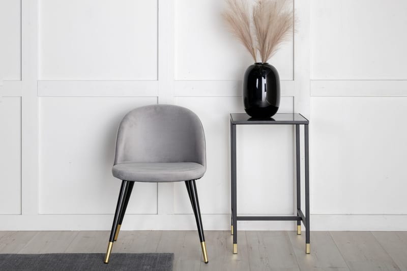 Rektangulär matgrupp Venture Home Grå Svart Mässing - Møbler - Borde - Spisebordssæt