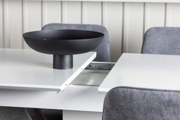 Rektangulär matgrupp Venture Home Grå Vit 4st - Møbler - Borde - Spisebordssæt