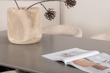 Rektangulär matgrupp Venture Home Grå - Møbler - Borde - Spisebordssæt