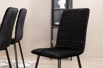 Rektangulär matgrupp Venture Home Grå - Møbler - Borde - Spisebordssæt