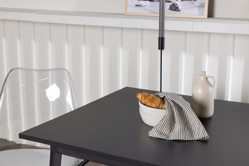 Rektangulär matgrupp Venture Home Natur Svart 2st - Møbler - Borde - Spisebordssæt
