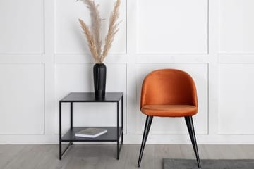 Rektangulär matgrupp Venture Home Rostig Orange Svart 6st - Møbler - Borde - Spisebordssæt