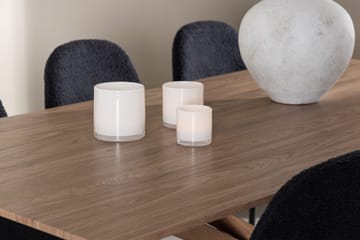 Rektangulär matgrupp Venture Home Svart Mocka 6st - Møbler - Borde - Spisebordssæt