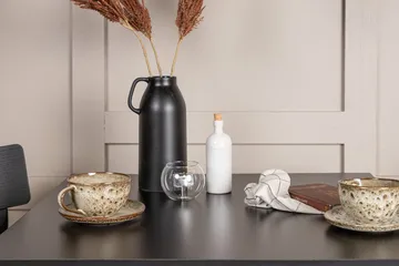 Rektangulär matgrupp Venture Home Svart Svart 2st - Møbler - Borde - Spisebordssæt