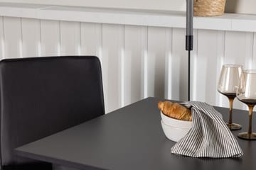 Rektangulär matgrupp Venture Home Svart Svart 2st - Møbler - Borde - Spisebordssæt