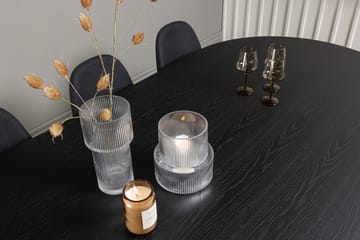Rektangulär matgrupp Venture Home Svart Svart 6st - Møbler - Borde - Spisebordssæt
