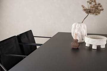Rektangulär matgrupp Venture Home Svart Svart 6st - Møbler - Borde - Spisebordssæt