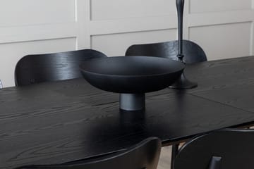 Rektangulär matgrupp Venture Home Svart Svart 6st - Møbler - Borde - Spisebordssæt