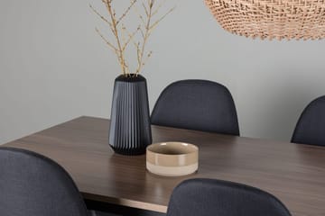 Rektangulär matgrupp Venture Home Svart Valnöt 4st - Møbler - Borde - Spisebordssæt
