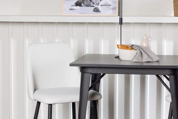 Rektangulär matgrupp Venture Home Vit Svart 2st - Møbler - Borde - Spisebordssæt