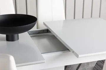 Rektangulär matgrupp Venture Home Vit Vit 4st - Møbler - Borde - Spisebordssæt