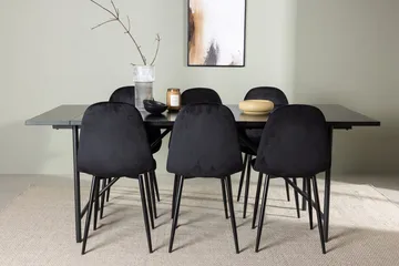 Rektangulär matgrupp Venture Home - Møbler - Borde - Spisebordssæt