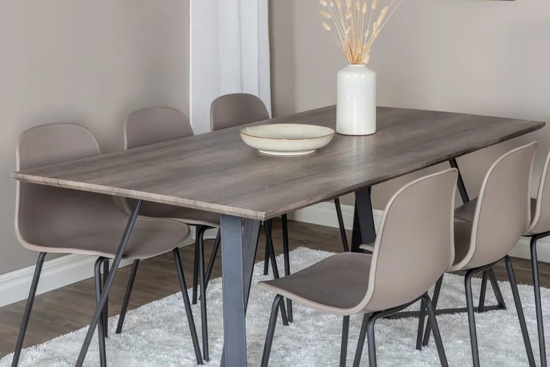 Rektangulär matgrupp Venture Home - Møbler - Borde - Spisebordssæt