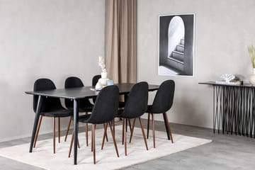 Rektangulär matgrupp Venture Home - Møbler - Borde - Spisebordssæt