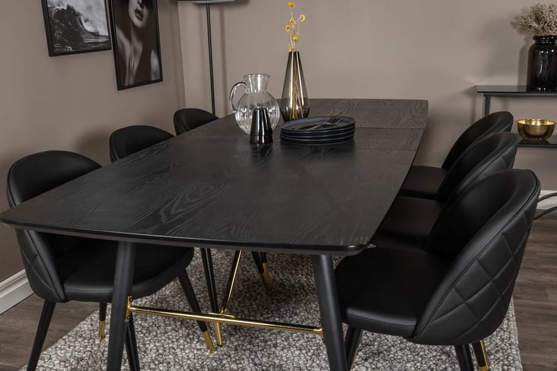 Rektangulär matgrupp Venture Home - Møbler - Borde - Spisebordssæt