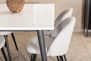 Rektangulär matgrupp Venture Home - Møbler - Borde - Spisebordssæt