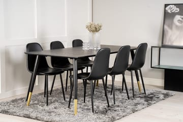 Rektangulär matgrupp Venture Home - Møbler - Borde - Spisebordssæt