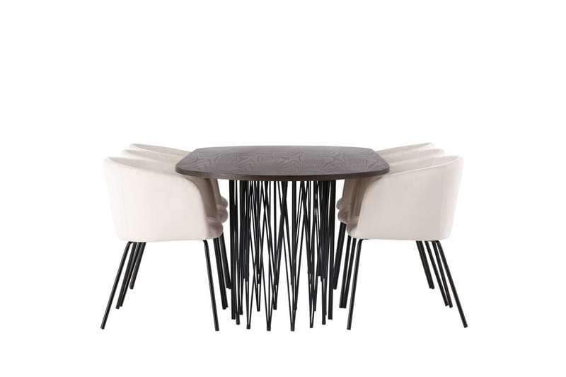 Rektangulär matgrupp Venture Home - Møbler - Borde - Spisebordssæt
